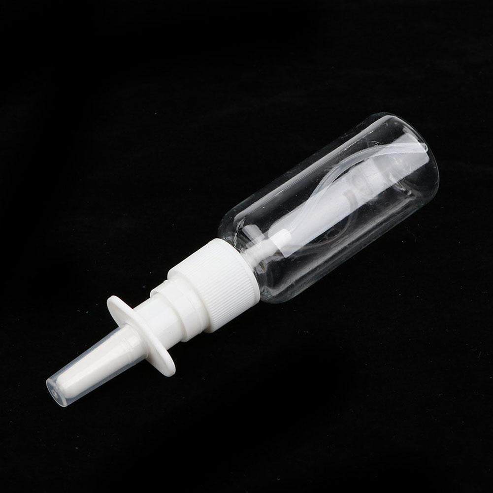 Empty Plastic Nasal Spray Bottles Pump Sprayer Mist Nose Spray Bottle New R7L5