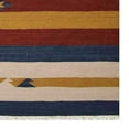 thumbnail image 3 of Rugsotic Carpets Eco-Friendly Woven Hand Woven Kilim Flat Weave Multicolor Contemporary Area Rug, 3'x5' Rectangle, Antimicrobial, 3 of 6