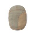thumbnail image 3 of Gorra plana para hombre, color beige y gris, algodón o mezclilla, 3 of 4