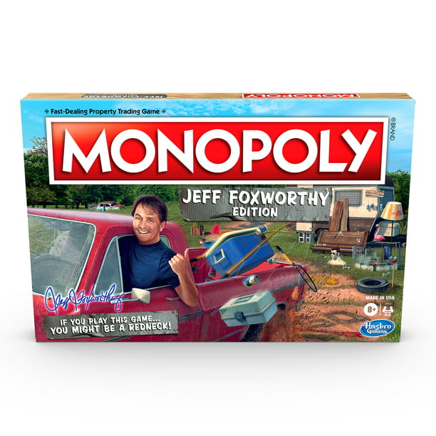 Monopoly Jeff Foxworthy Edition Board Game For Kids Ages 8 And Up 2