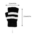 thumbnail image 3 of Lilgiuy Winter Fingerless USB Heated Gloves, Unisex Warm Hand Knitting Sport Gloves, Electric Heating Half Fingers Gloves for Women Men Gifts for Family or Friends, 3 of 5