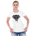 thumbnail image 4 of Diamond Dripping Fashionable Girly Womens Slim Fit Graphic Tee Brisco Brands X, 4 of 5