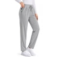 thumbnail image 2 of Fantaslook Women Joggers Pants High Waisted Drawstring Tapered Sweatpants Pleated Workout Lounge Pants with Pockets, 2 of 8