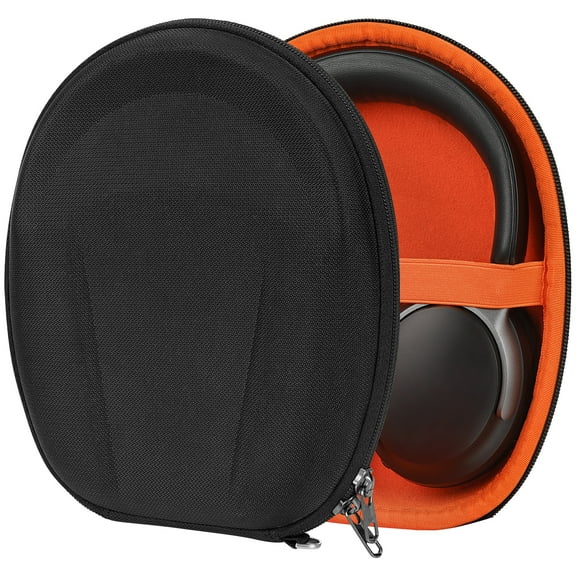 Geekria Shield Headphones Case Compatible with Boses QC Ultra/QC45/700/QC35Gaming/QC35 II, Replacement Protective Hard Shell Travel Carrying Bag with Cable Storage (Black)