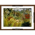 thumbnail image 5 of Art.com Surprise Art Print by Henri Rousseau, Brown Frame Wall Art, 23" x 17", 5 of 5