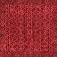 thumbnail image 1 of Ahgly Company Indoor Square Abstract Red Modern Area Rugs, 3' Square, 1 of 4