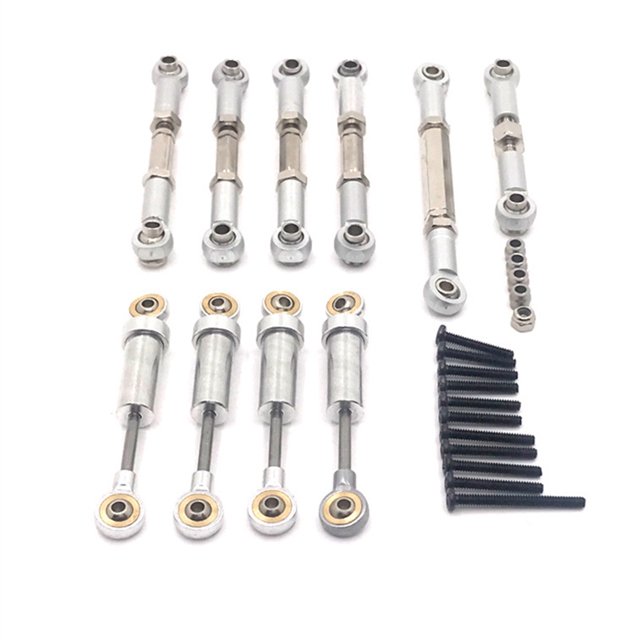 FMS Power 1/24 Voiture RC Suspension en Aluminium Longueur Réglable, Résistant à la Rouille pour WAGON FCX24