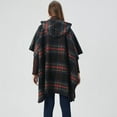 thumbnail image 4 of ZEBLIOSO Women's Hooded Shawls and Wraps Cowgirl Style in Winter Western Ponchos One Size, 4 of 4
