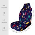 thumbnail image 2 of Colorful Space Pattern Car Seat Covers,Universal Auto Front Seats Protector Fits for Car,SUV Sedan,Truck, 2 of 6