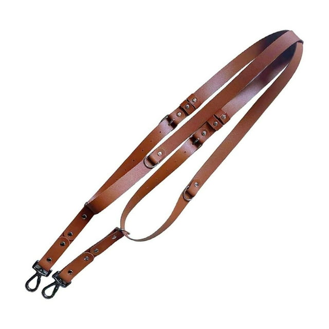 Ruiboury Camera Shoulder Strap Professional Outdoor Use Dual Camera Strap Accessories brown brown 60cm-95cm