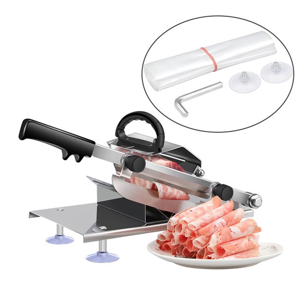 ZXMT Manual Meat Slicer Stainless Steel Freeze Food Cutter Machine 3