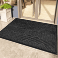 Sanmadrola Front Door Mat Indoor and Outdoor Mat Rubber Backing Entrance Mat Easy Clean