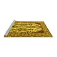 thumbnail image 2 of Ahgly Company Machine Washable Indoor Rectangle Persian Yellow Traditional Area Rugs, 7' x 9', 2 of 4
