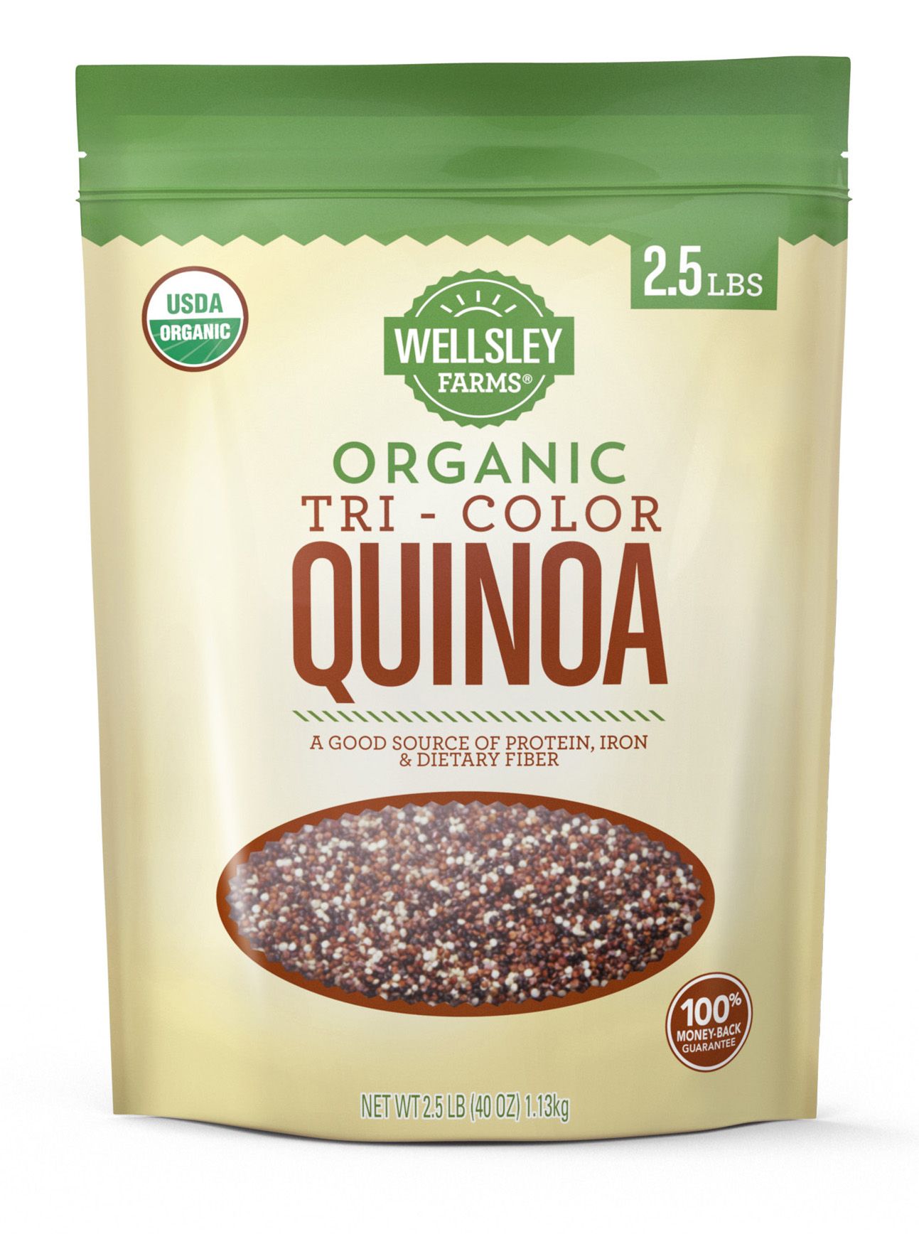 Wellsley Farms Organic TriColor Quinoa, 2.5 lbs.