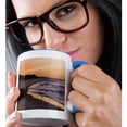 thumbnail image 2 of 3drose, Alabama, Gulf Shores, Beach, Shore Birds - Us01 Tdr0000 - Trish Drury, 15oz Two-tone Blue Mug, 2 of 6