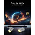 thumbnail image 2 of Cable HDMI XAOSUN en ángulo recto 2.1 m 8K @60Hz 4K @120Hz HDR PS5, 2 of 8