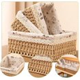 thumbnail image 5 of Storage basket3 pieces storage basket woven from paper rope, 5 of 5
