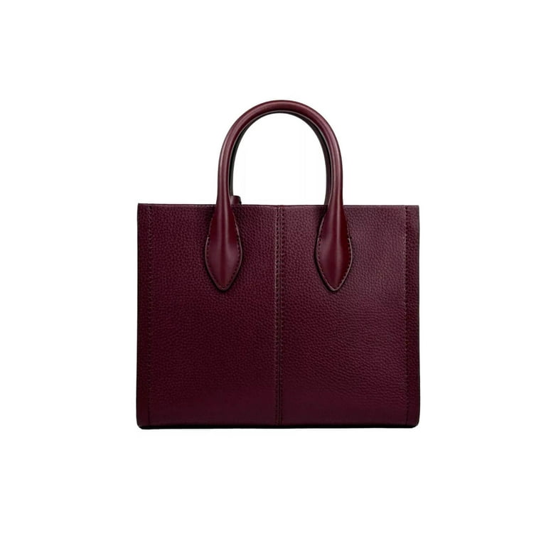 Michael Kors Mirella Small Top Zip Tote Bag Maroon - Walmart.com