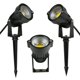 thumbnail image 5 of Lámpara de césped para jardín COB de nuevo estilo, 220 V, 110 V, 12 V, luz LED para exteriores con punta de 3 W, 5 W, focos impermeables para paisajes y caminos, 5 of 5