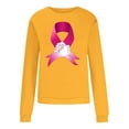 thumbnail image 5 of Jsaierl Chandails en Molleton Cancer du Sein Femmes Sensibilisation au Cancer Hauts T-Shirts Graphiques Léopard Manches Longues Col Rond Pull Cadeaux Inspirants pour Survivante du Cancer, 5 of 5