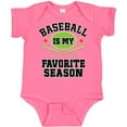 thumbnail image 3 of Inktastic Baseball Is My Favorite Season Boys or Girls Baby Bodysuit, 3 of 5