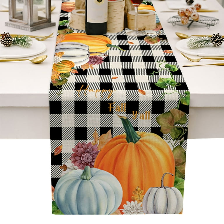 Thanksgiving Table Runner 70 Inch, Thanksgiving Decorations for
