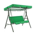 thumbnail image 4 of oshhnii Garden Swing Chair Canopy Cover Kit Accessories Canopy 195x125x15cm Sunproof Green, 4 of 7