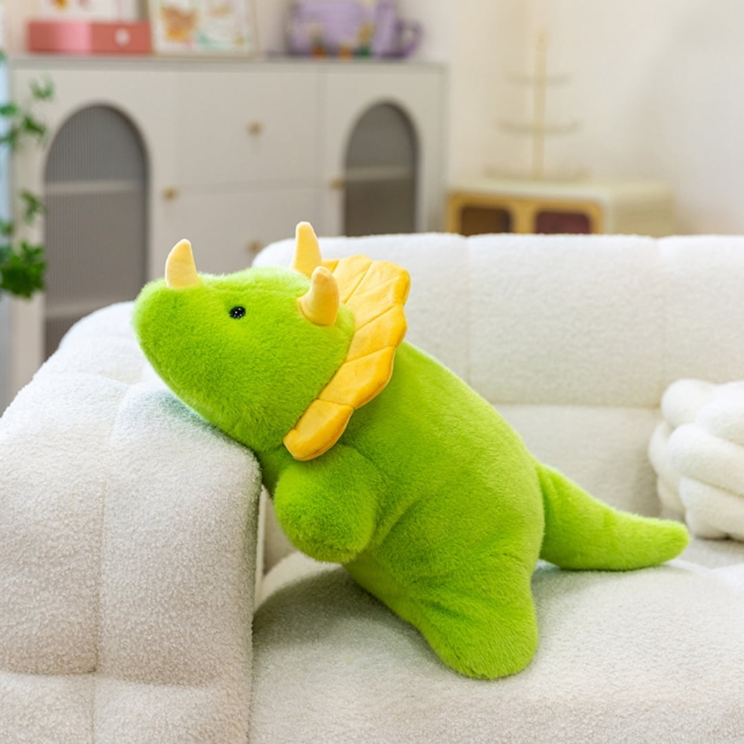 Soft Weighted Stuffed Animals for Anxiety Stress Relief- Cute Plush Cow Dinosaur Lion Animal Throw Pillow Gift