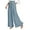 Blue, variant on Fantaslook Womens Wide Leg Lounge Pants with Pockets High Waisted Adjustable Tie Knot Loose Casual Trousers Dress Work Pants
