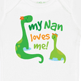 thumbnail image 4 of Inktastic My Nan Loves Me Grandson Dinosaur Boys Baby Bodysuit, 4 of 5