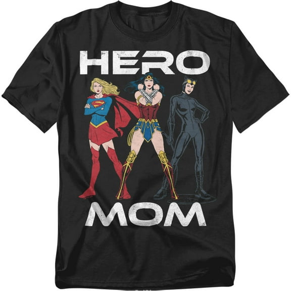 Justice League Hero Mom Multi Unisex Adult T Shirt