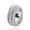 Silver, variant on Bling Zircon Rotating Ring Rotatable Hip Hop Men's Cuban Circle Finger Jewelry-9-Silver