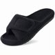 thumbnail image 1 of wonima44 Women's Orthopedic Slippers with Arch Support Adjustable Open Toe House Shoes for Plantar Fasciitis, Coal Black 41, 1 of 1
