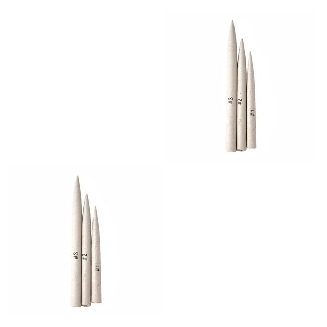 Tholdsy Pack of 3 Office Sketch Blending Stump Drawing Sketching Smudging Stick Pens Tortillon Painting Charcoal Smudge Stationery Blanco 2piezas