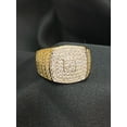 thumbnail image 2 of Pave 2.75 Cts Round Brilliant Certified Diamonds Iced Out Men's Ring In 14K Yellow Gold, 2 of 13
