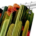 thumbnail image 5 of Cactus Waterproof Bathroom Curtains Shower Curtain Set with Hook - Printed Curtain Sets for Bathroom Decoration, 5 of 5