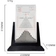 thumbnail image 2 of Desk Galton Board, Galton Board Probability Demonstrator, Galton Board Desk Toy (Binomial Distribution), Physics Lab Experiment Tool for Random Distribution (1* Large 12.2×9in), 2 of 7