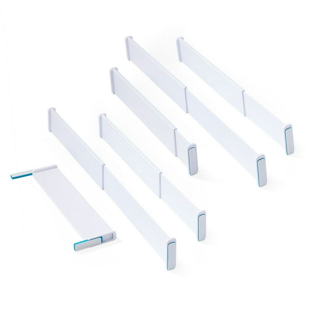 YouCopia Restickable™ 6-Piece Shallow Drawer Divider Set