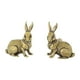 thumbnail image 1 of 2 pomos metálicos con forma de conejo para muebles, modernos y multifuncionales de latón para puertas de armarios. Marrón, 1 of 9