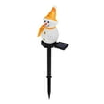 thumbnail image 3 of Miangastore LED Snowman Shape Decorative Light Outdoor Solar Garden Light Ground Stake Light, 3 of 9