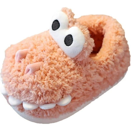 

QWZNDZGR Baby Moccasins with Fur Fleece Rubber Soles Moccasins First Walkers House Slippers Indoor Home Shoes Socks