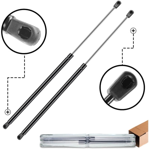 A-Premium Tailgate Rear Hatch Lift Supports Shock Struts Compatible with Honda Civic 1988-1991 Sentra 1982-1985 2-PC Set