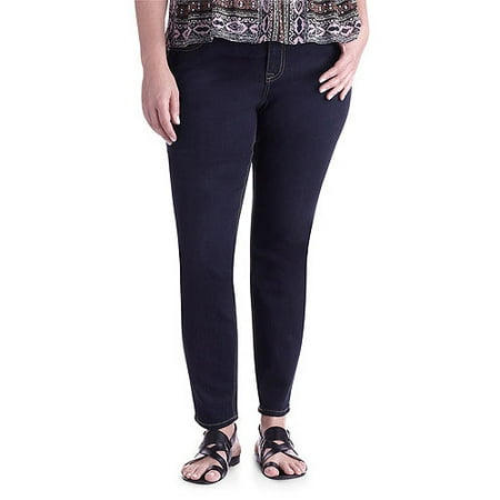 Faded Glory Womens Plus-size Skinny Deni