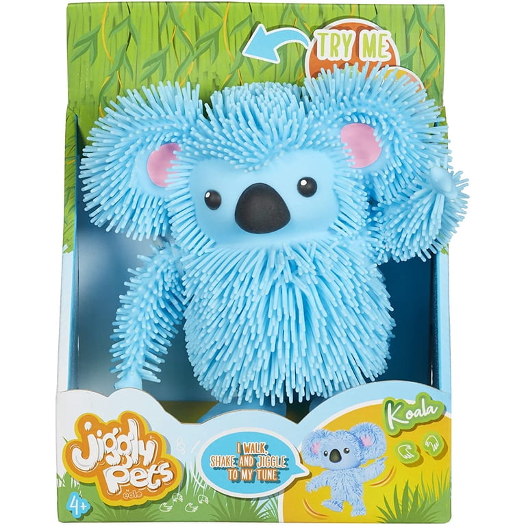 Jiggly Pets Koala Robotic Pet Figure (Blue) - Walmart.com