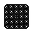 thumbnail image 1 of Plateau pour Friteuse à Air Chaud, Grand Plateau pour Friteuse à Air, Tapis d'Isolation Rond Carré avec Trous Antiadhésif de Qualité Alimentaire, 1 of 4