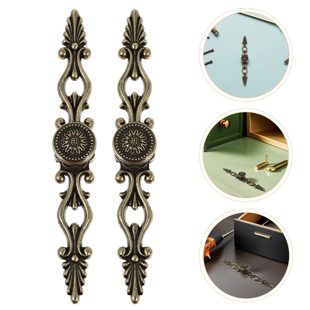 unbranded 4Ud Manijas Vintage Para Puertas Y Cajones De Muebles De Zinc Con Estilo Retro Y Mantenimiento Bajo