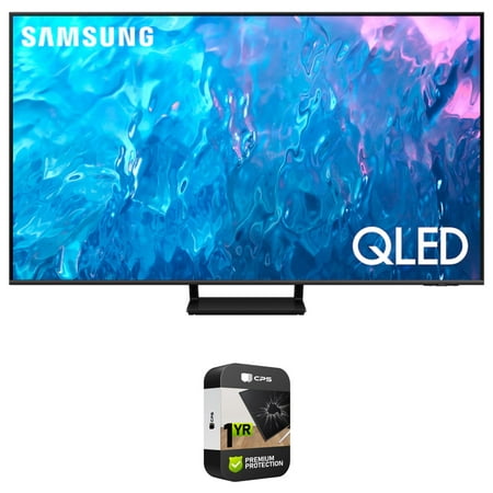 Samsung QN85Q70CA 85 Inch Q70C QLED 4K Smart TV Bundle with 1 YR CPS Enhanced Protection Pack (2023 Model)