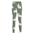 thumbnail image 5 of BOOMILK Easter Leggings for Women High Waisted Easter Eggs Print Workout Skinny Pants Stretch Tummy Control Yoga Legging, 5 of 5