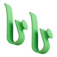 thumbnail image 2 of 2x Key Hook for Bag, key clips for Purse, Keychains Insert Cup Holder, Connector, Keychain Hanger for Bag, for Pool, Beach, Sporting Bags Handbags Green, 2 of 7