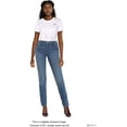 thumbnail image 4 of Levi's Women's 711 Figure-Hugging Mid Rise Stretch Skinny Jeans (Dark Wash, 8 Med (29x30)), 4 of 6